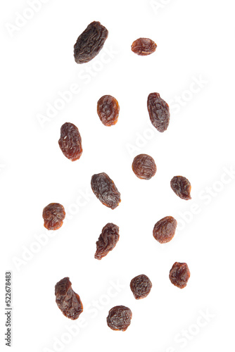 Falling raisins cutout, Png file.