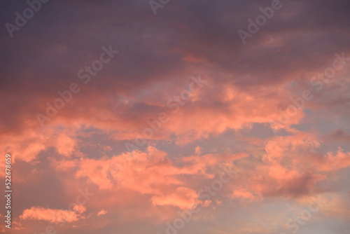 red sky with clouds © DaliCeMedia