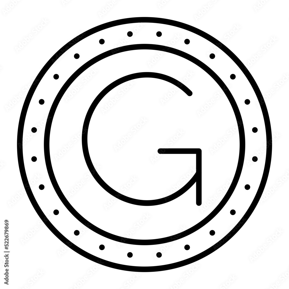 Haiti Line Icon Haiti Line Icon
