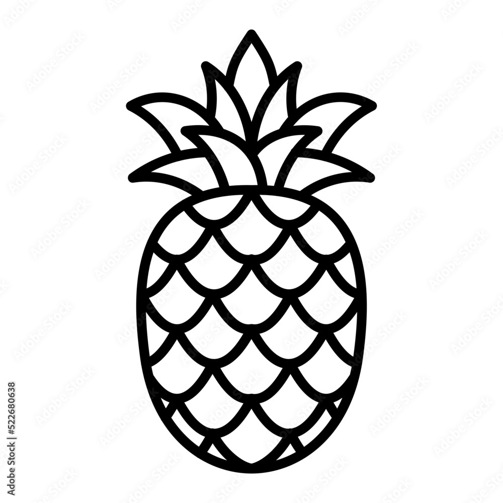 Obraz premium Pine Line Icon