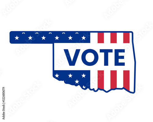 US, USA, american election, voting sign. 2022 midterm election.