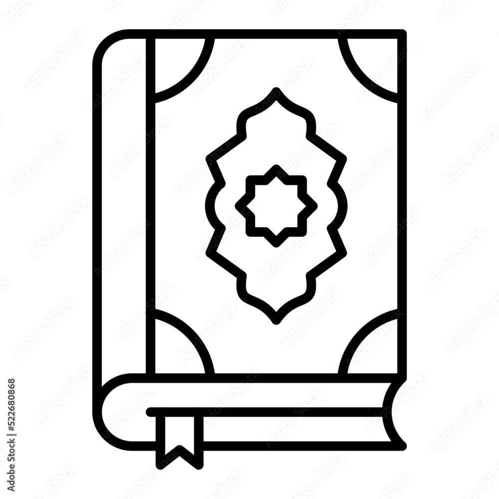 Quran Line Icon Quran Line Icon