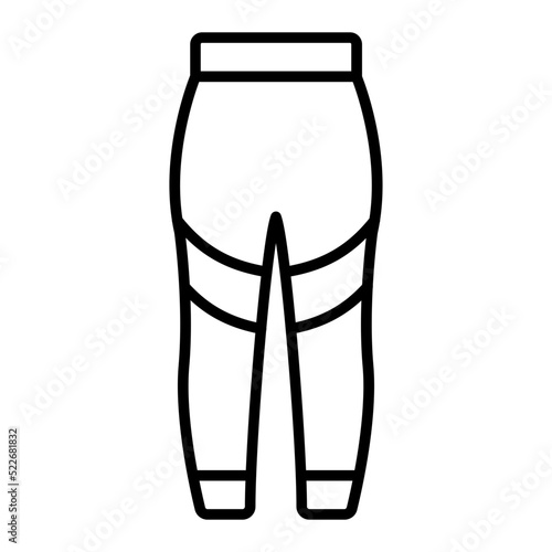 Leggins Line Icon