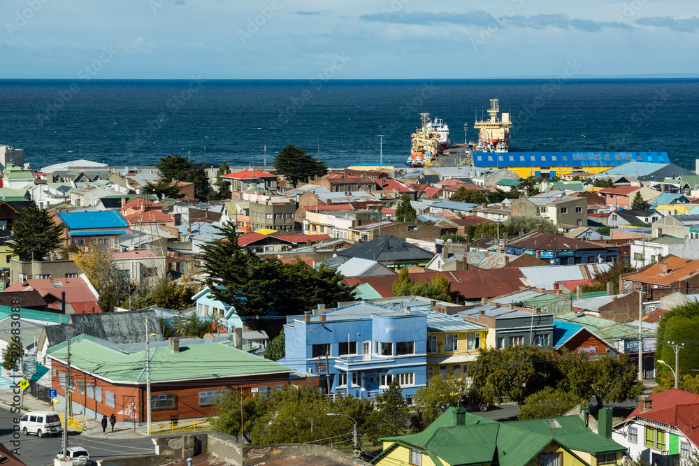 cerro de la Cruz, Punta Arenas -Sandy Point-, Patagonia, República de Chile,América del Sur