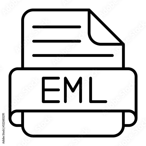 Eml Line Icon photo