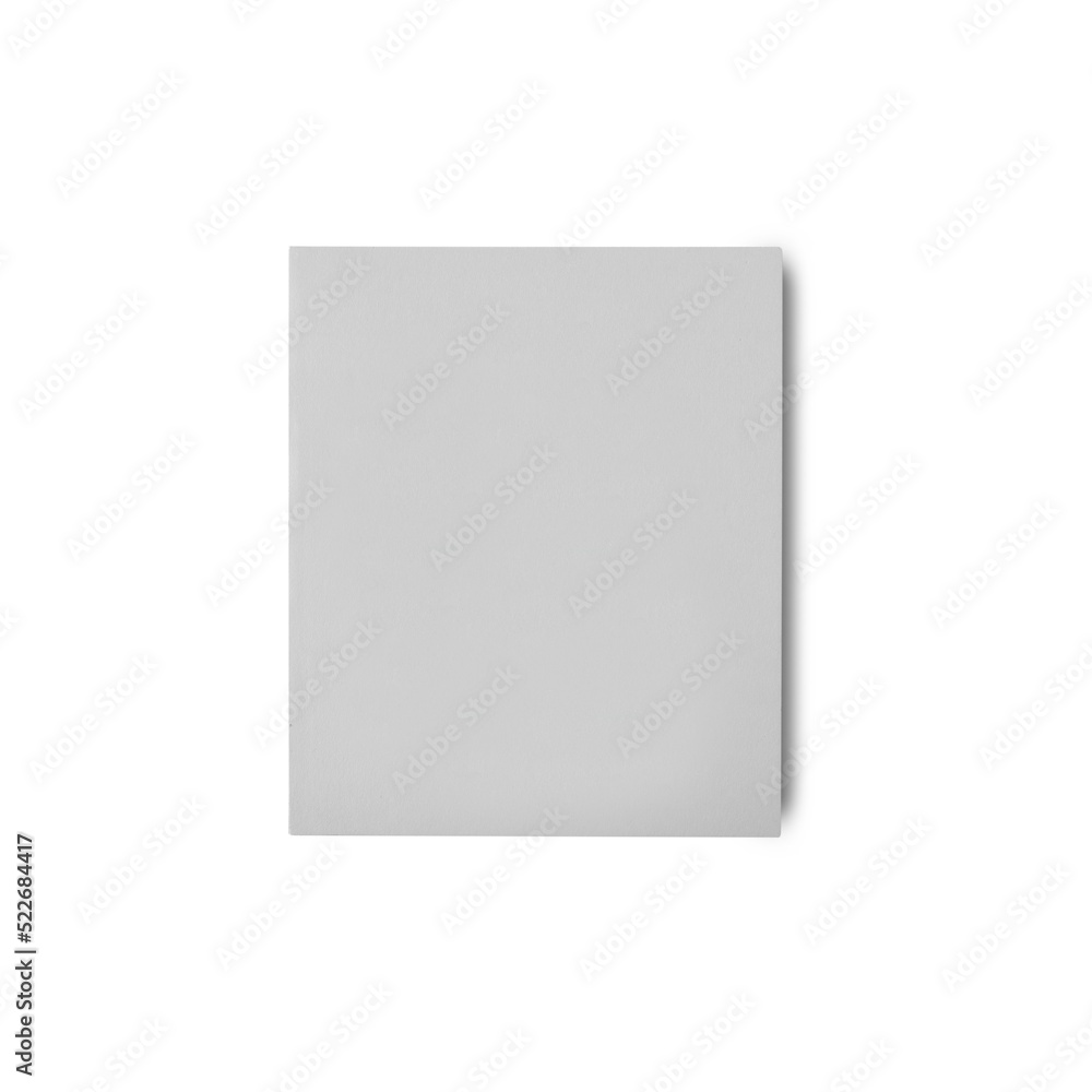 White book mockup, cutout. White book mockup, cutout.