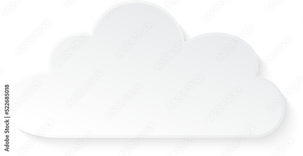Flat design cloudscapes collection. Flat shadows. Flat design cloudscapes collection. Flat shadows.