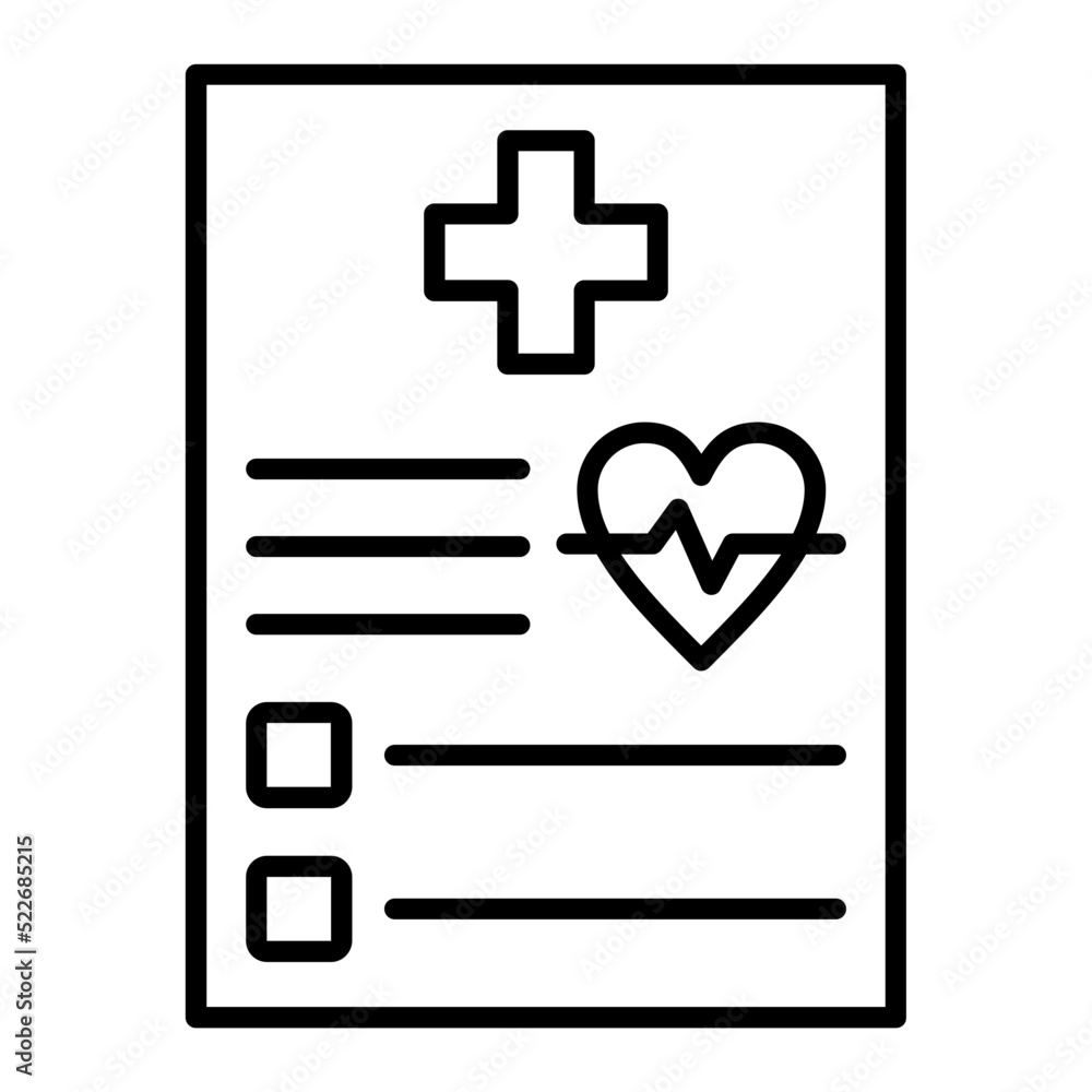 Obraz premium Medical Line Icon