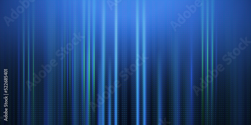 Abstract wide blue tech lines texture. Design and technology concept. 3D Rendering.
