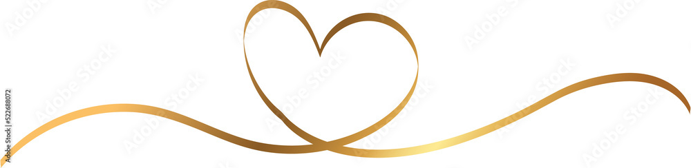 ribbon heart shape gold, doodle line heart, sticker heart ribbon heart shape gold, doodle line heart, sticker heart