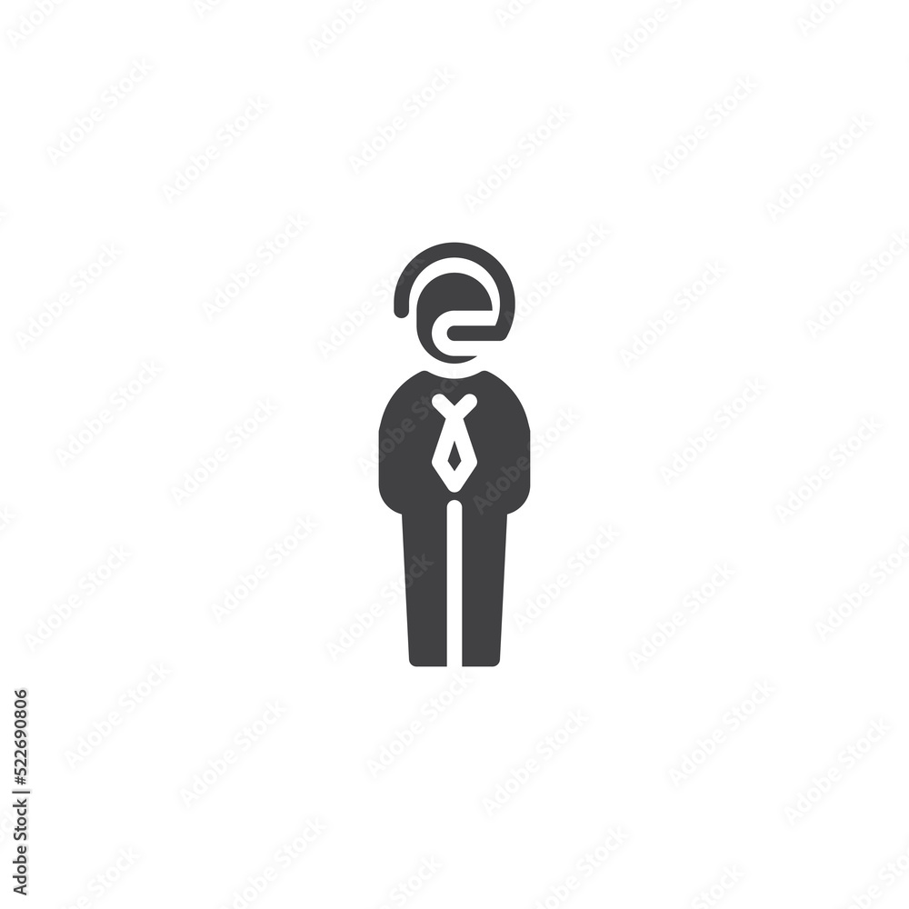 Personal assistant vector icon Personal assistant vector icon