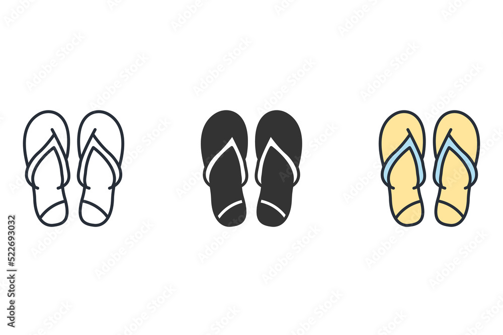 flip flops icons symbol vector elements for infographic web
flip flops icons symbol vector elements for infographic web