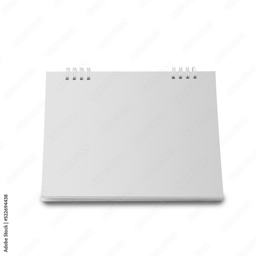 Blank desktop spiral calendar mockup cutout, Png file. Blank desktop spiral calendar mockup cutout, Png file.