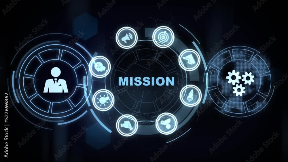 Mission concept. Finacial success concept on virtual screen. Business, technology, internet and networking concept. Mission concept. Finacial success concept on virtual screen. Business, technology, internet and networking concept.