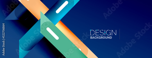 Background overlapping lines. Dynamic lines abstract wallpaper. Straight lines composition vector illustration for wallpaper banner background or landing page