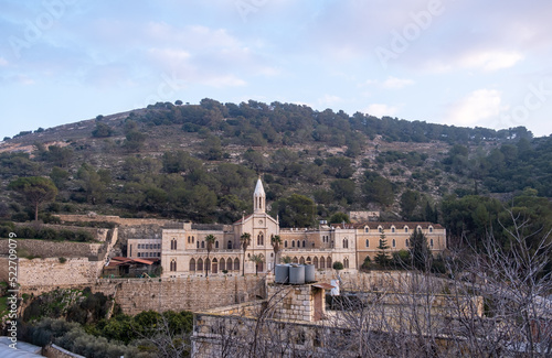 The Convent of the Hortus Conclusus or Sealed Garden located southwest of Bethlehem photo