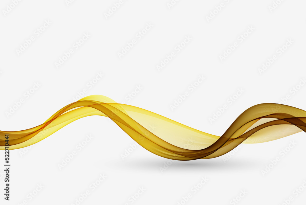 Luxury golden transparent wave background. Abstract golden smoky vector wave background. Luxury golden transparent wave background. Abstract golden smoky vector wave background.