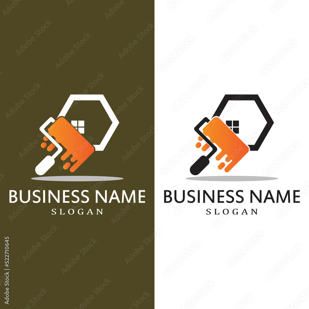 Paint Logo Template vector icon Paint Logo Template vector icon