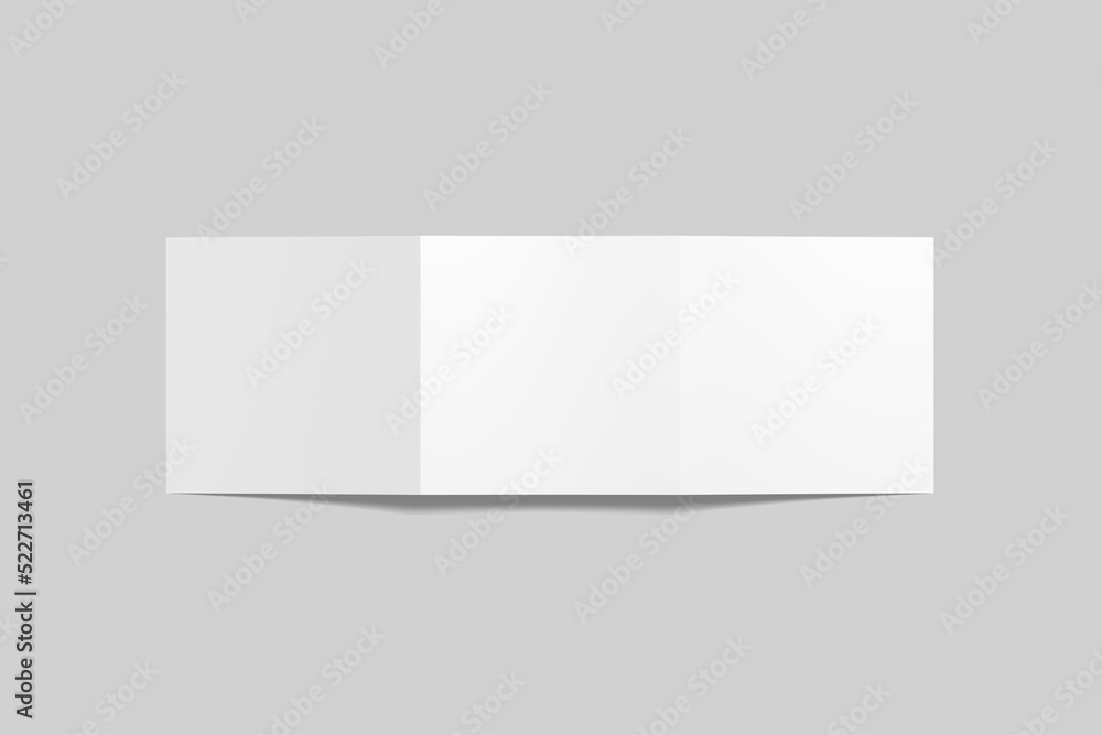 Square Trifold Brochure Blank mockup Square Trifold Brochure Blank mockup