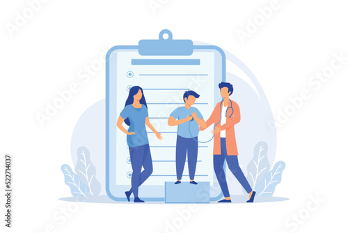 Head to toe physical examination Head to toe exam, physical examination findings, clinical assessment, ultrasound, all the body systems flat design modern illustration
