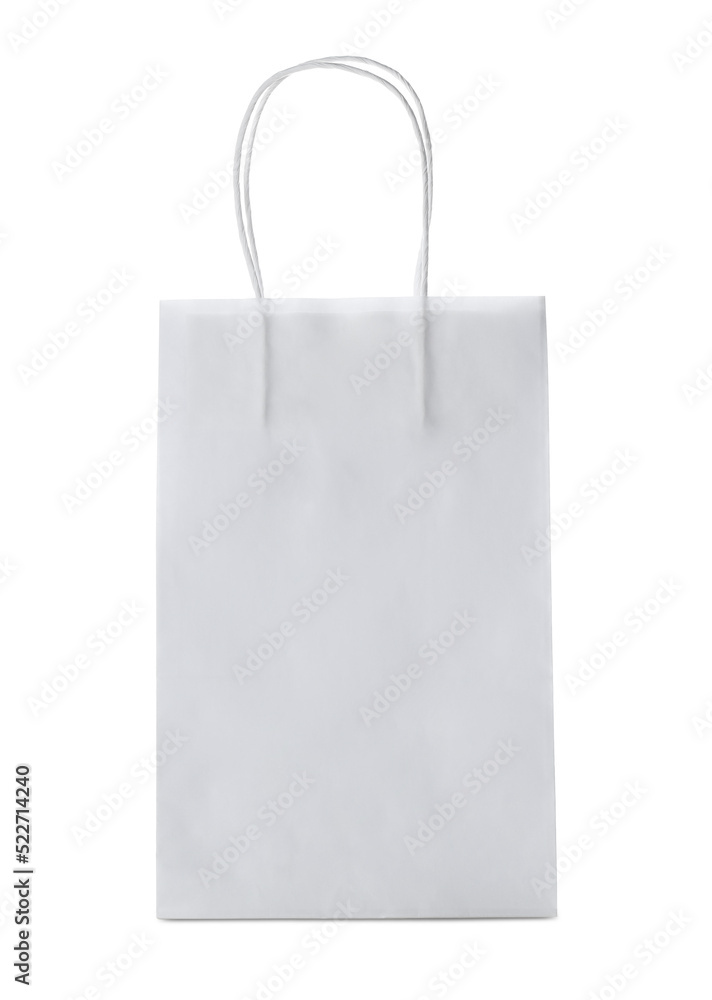 Blank paper bag on white background. Space for design Blank paper bag on white background. Space for design
