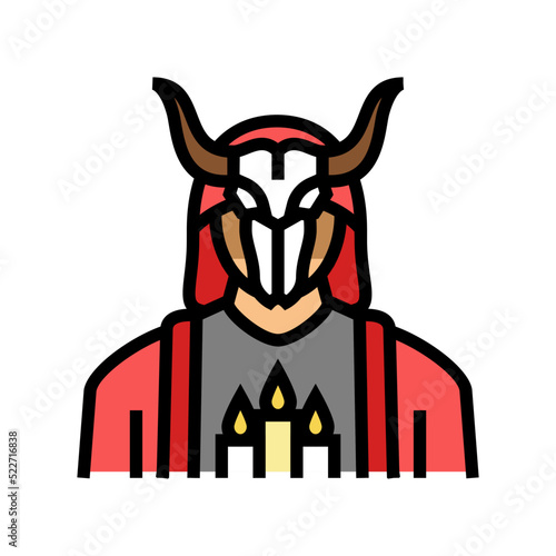 cult religious color icon vector. cult religious sign. isolated symbol illustration