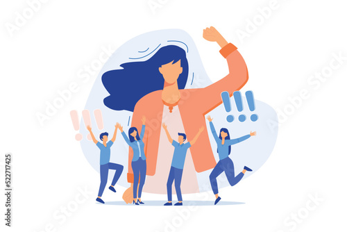 Mass protest Demonstration, violent riots, social movement, political rights, racial equity, law enforcement, political activist, democracy flat design modern illustration