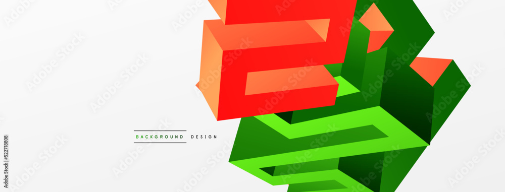 3d line geometric creative abstract background. Trendy techno business template for wallpaper, banner, background or landing 3d line geometric creative abstract background. Trendy techno business template for wallpaper, banner, background or landing