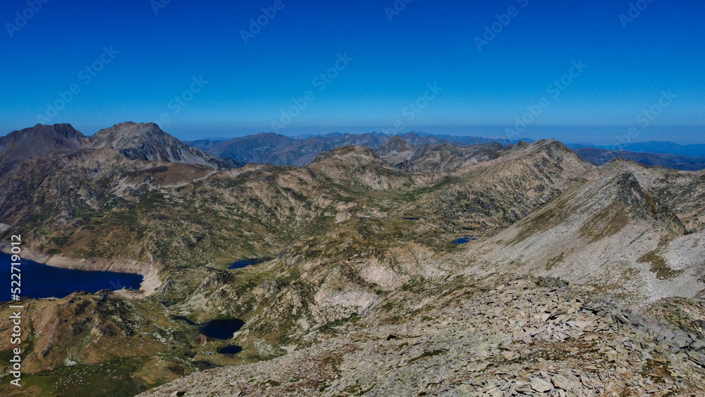 Fototapeta premium Puig de la Grava-Portell de la Grava-La Cerdanya-Pirineu