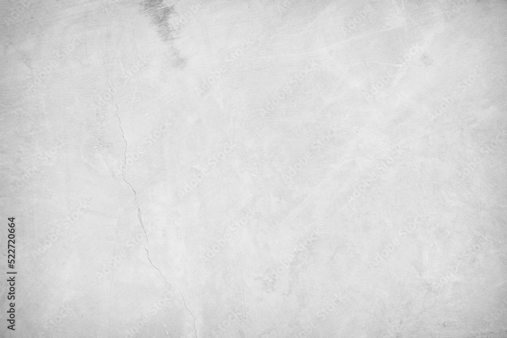 Obraz premium White concrete texture wall background. Pattern floor rough grey cement stone. 