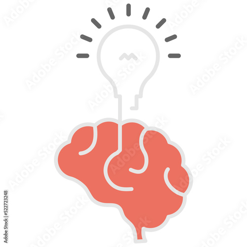 Creative Mind Flat Icon