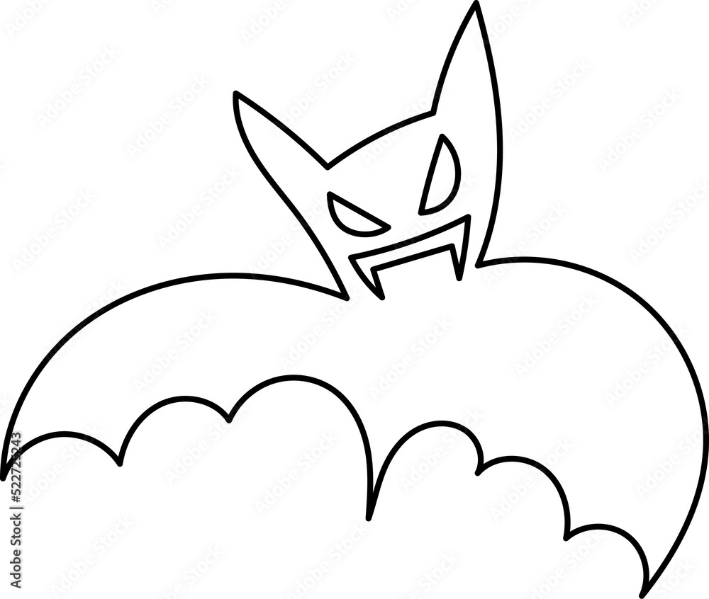 Naklejka premium Cartoon Decoration, Halloween, Fun, Ghost, Witch, Illustration, Vector