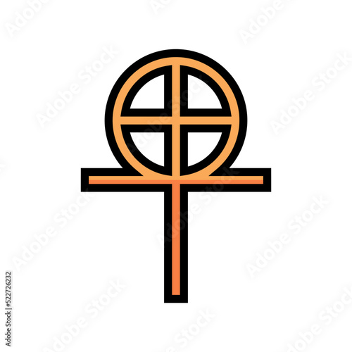 gnosticism religion color icon vector. gnosticism religion sign. isolated symbol illustration