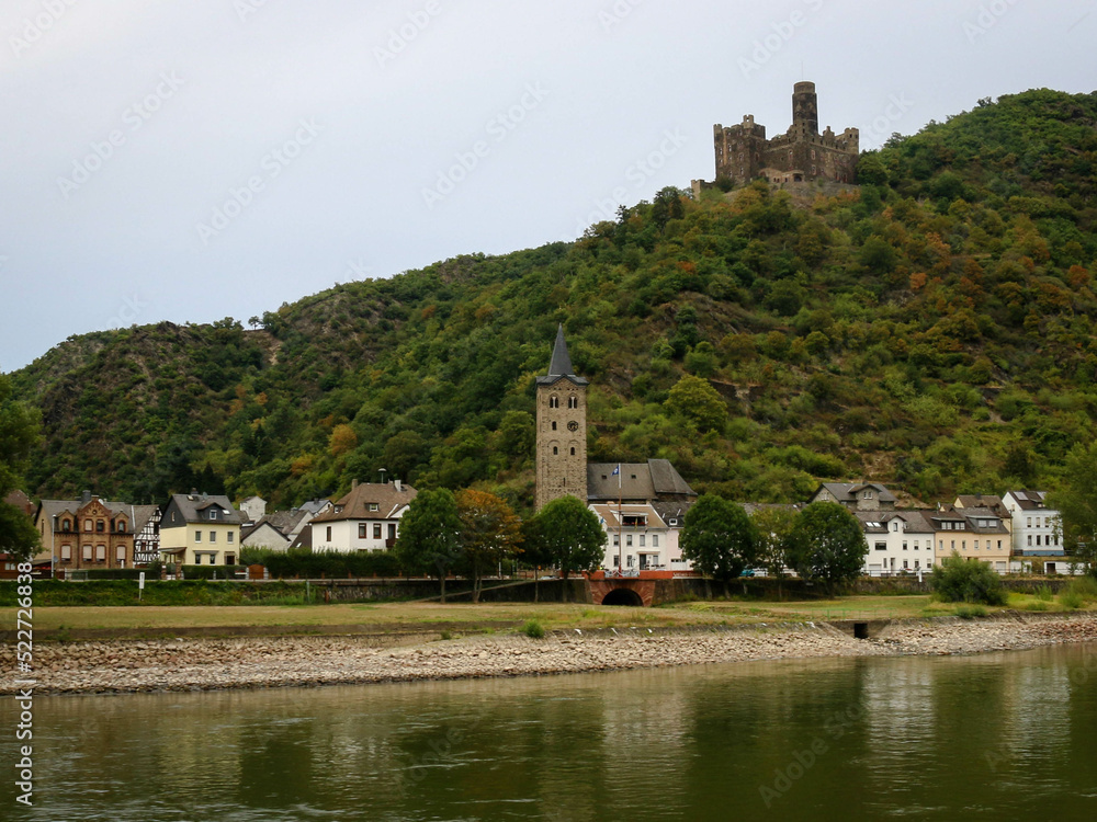 Fototapeta premium Scenes from the Rhine River, Germany