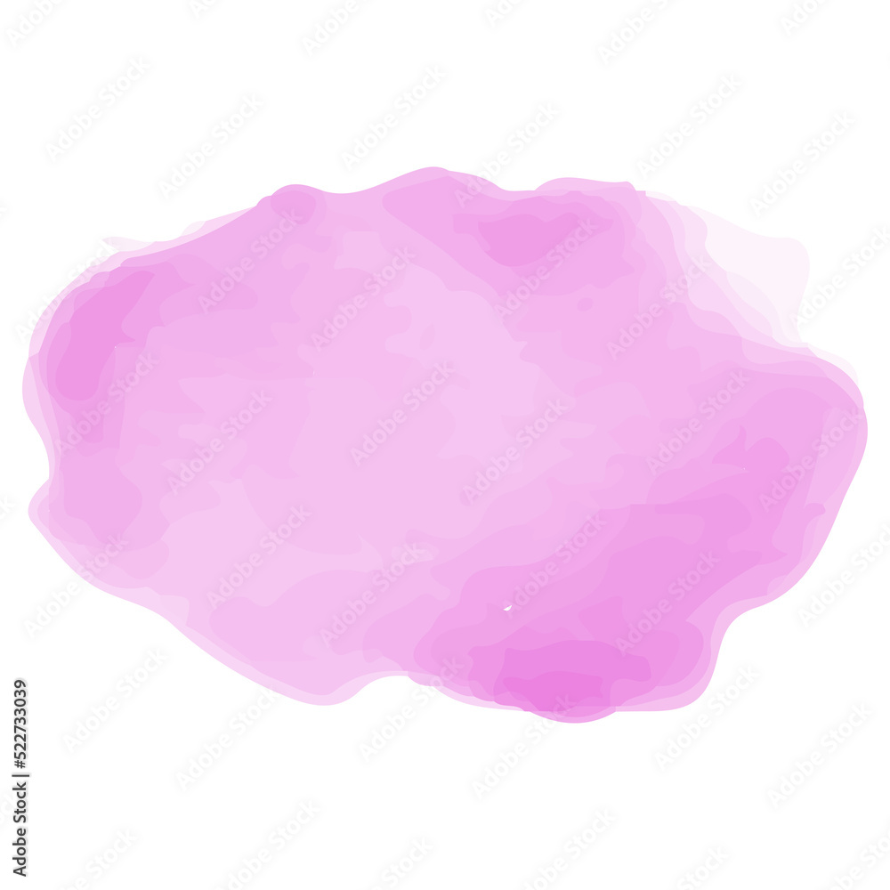 Pink brush watercolor stroke on transparent background. PNG file. Pink brush watercolor stroke on transparent background. PNG file.