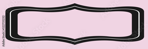 Rosa Hintergrund mit Rahmen