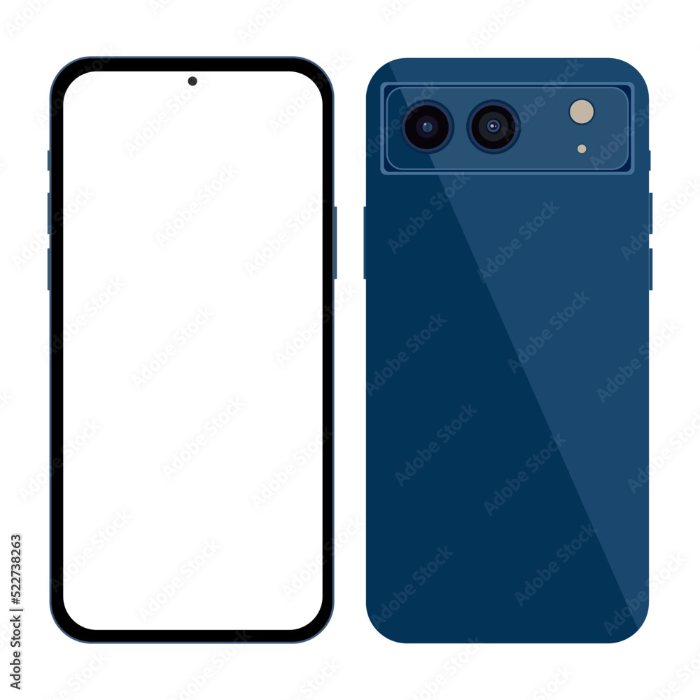 Realistic templates of modern smartphone. Vector phone mockup. Realistic templates of modern smartphone. Vector phone mockup.