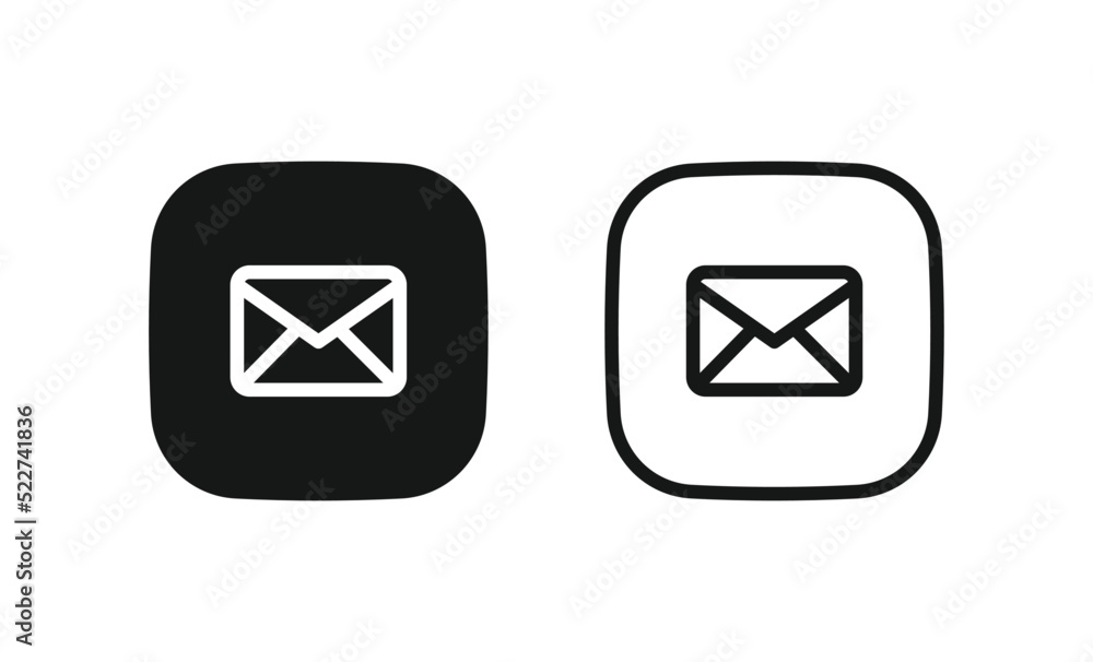 envelope icon, email message icon - Mail icon button sign, notification new message icons buttons envelope icon, email message icon - Mail icon button sign, notification new message icons buttons