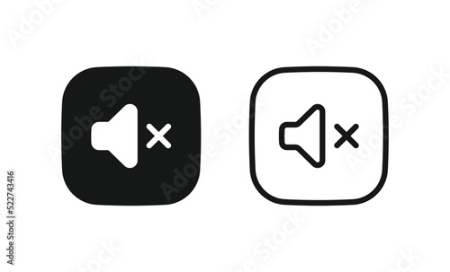 mute icon no sound symbol volume speaker off icons - silent icon symbol