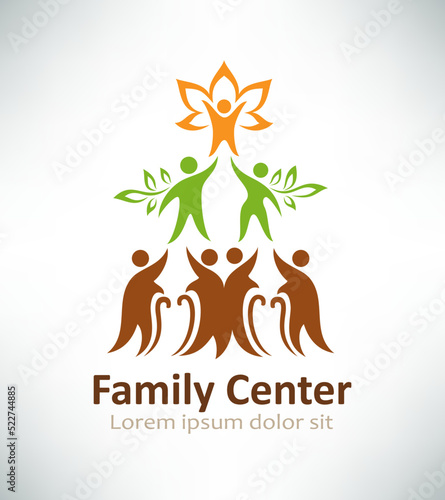 Family center logo design.