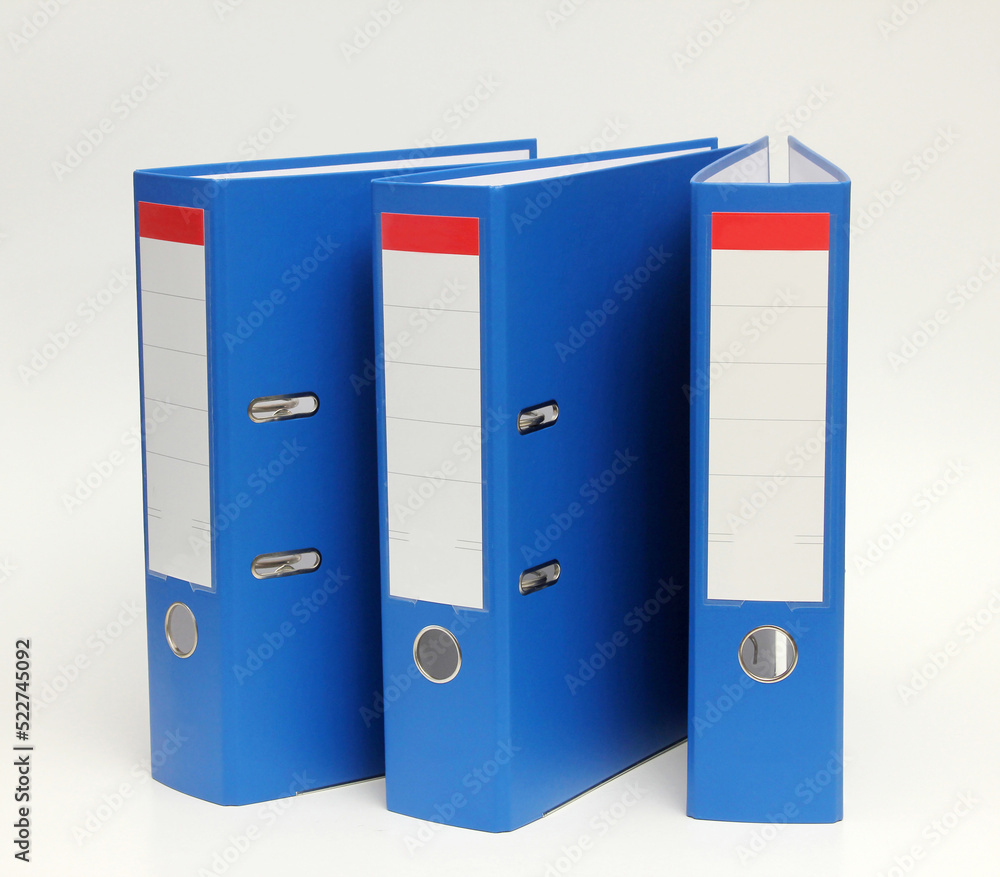 File archive on white background File archive on white background