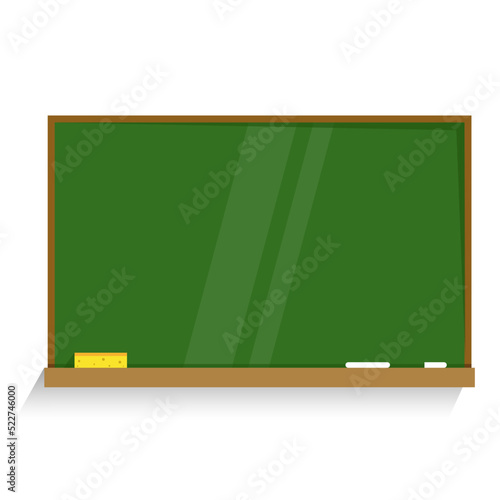 Empty school green board
