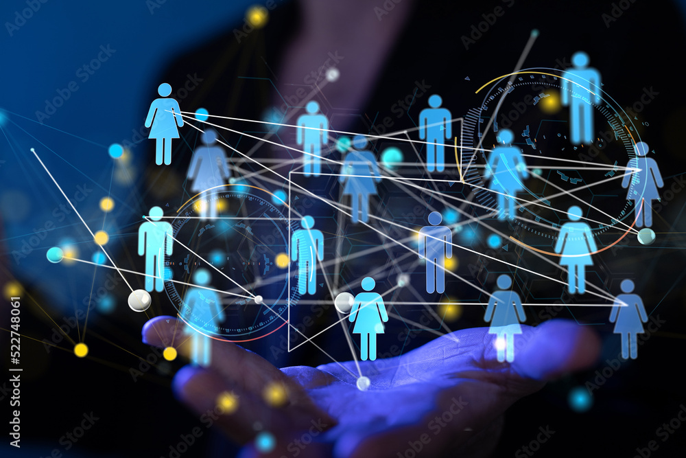 Abstract technology group and data 3d Abstract technology group and data 3d