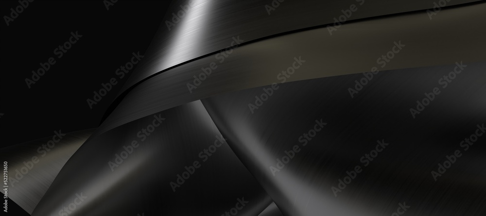 Abstract wave isolated on black background. 3d 3d illustration. Abstract wave isolated on black background. 3d 3d illustration.