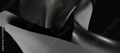 Abstract wave isolated on b...