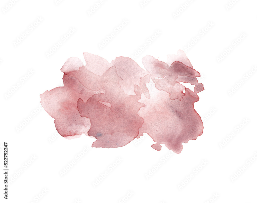 burgundy watercolor stains