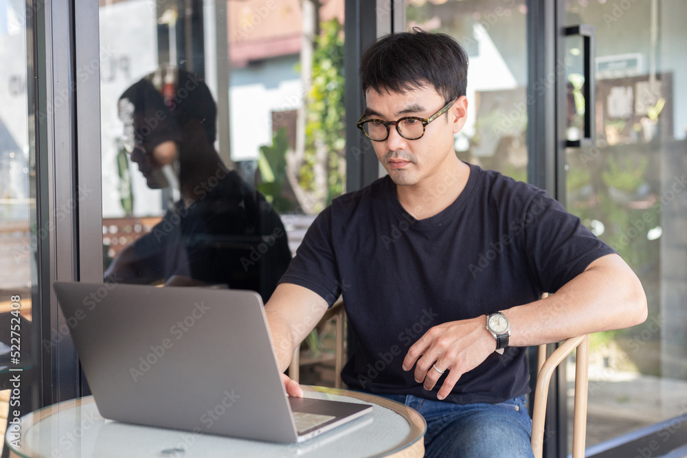 asian man work using computer hand typing laptop keyboard contact us.student study learning education online.adult professional people chatting search at office.concept for technology device business asian man work using computer hand typing laptop keyboard contact us.student study learning education online.adult professional people chatting search at office.concept for technology device business