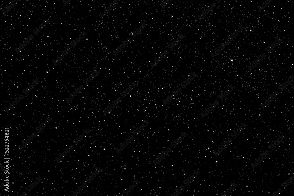 Glowing stars in space.  Galaxy space background.  Starry night sky background. 