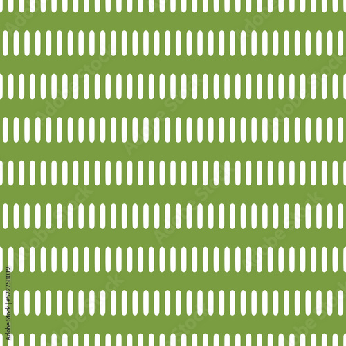 Green seamless pattern with white lines.