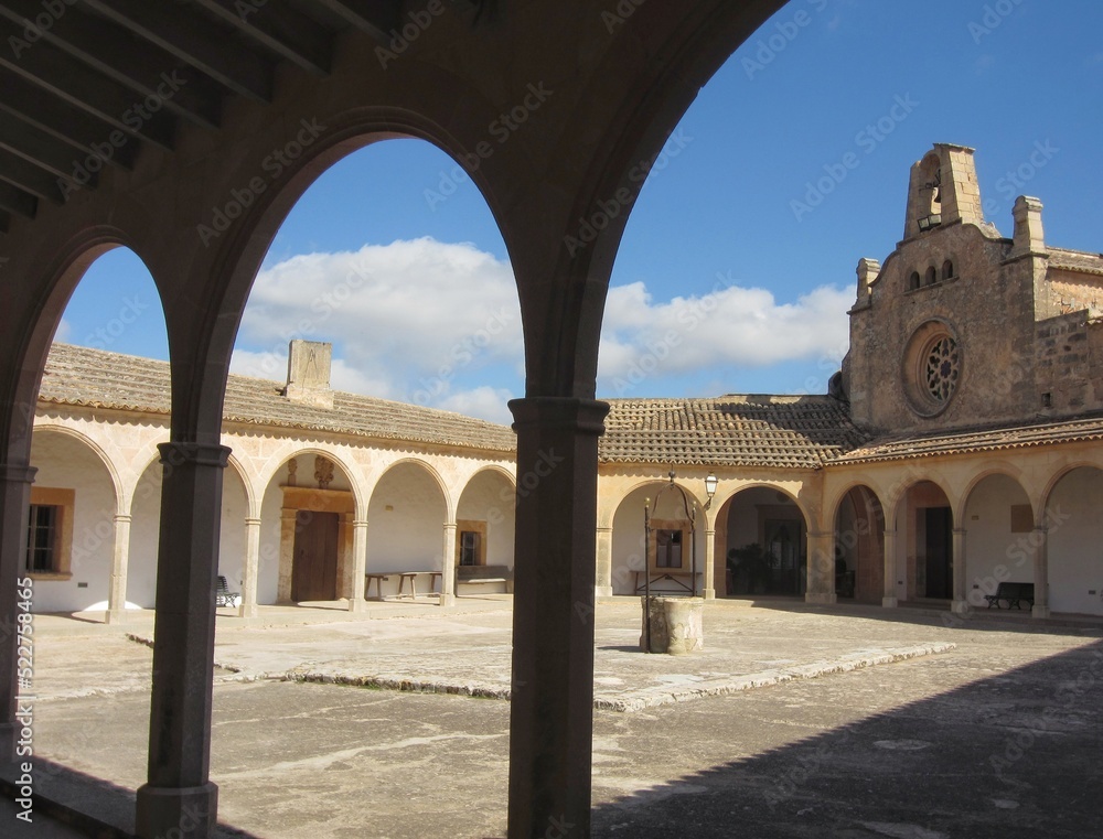 Sanctuary of Monti-Sion in Porreres, Mallorca, Spain.